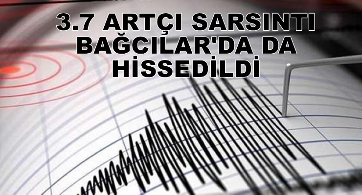 3.7 Artçı Sarsıntı Paniğe Neden Oldu