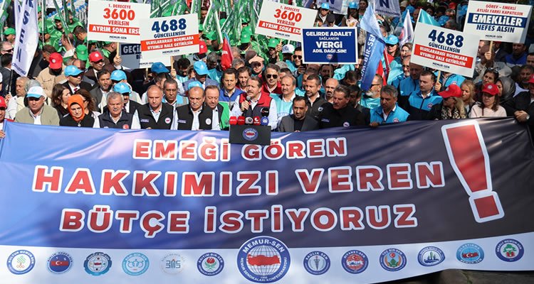 Memur-Sen: Memurun Alın Teri Bütçeye Girmelidir