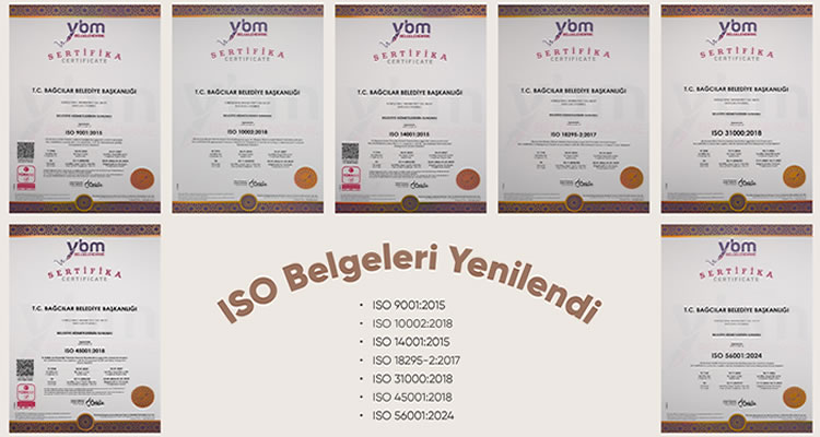 Bağcılar Belediyesi, 7 farklı ISO yönetim sistemini entegre çalıştırıyor