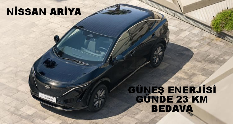 Nissan Güneş Enerjisi İle Çalışan Ariya'yı Tanıttı